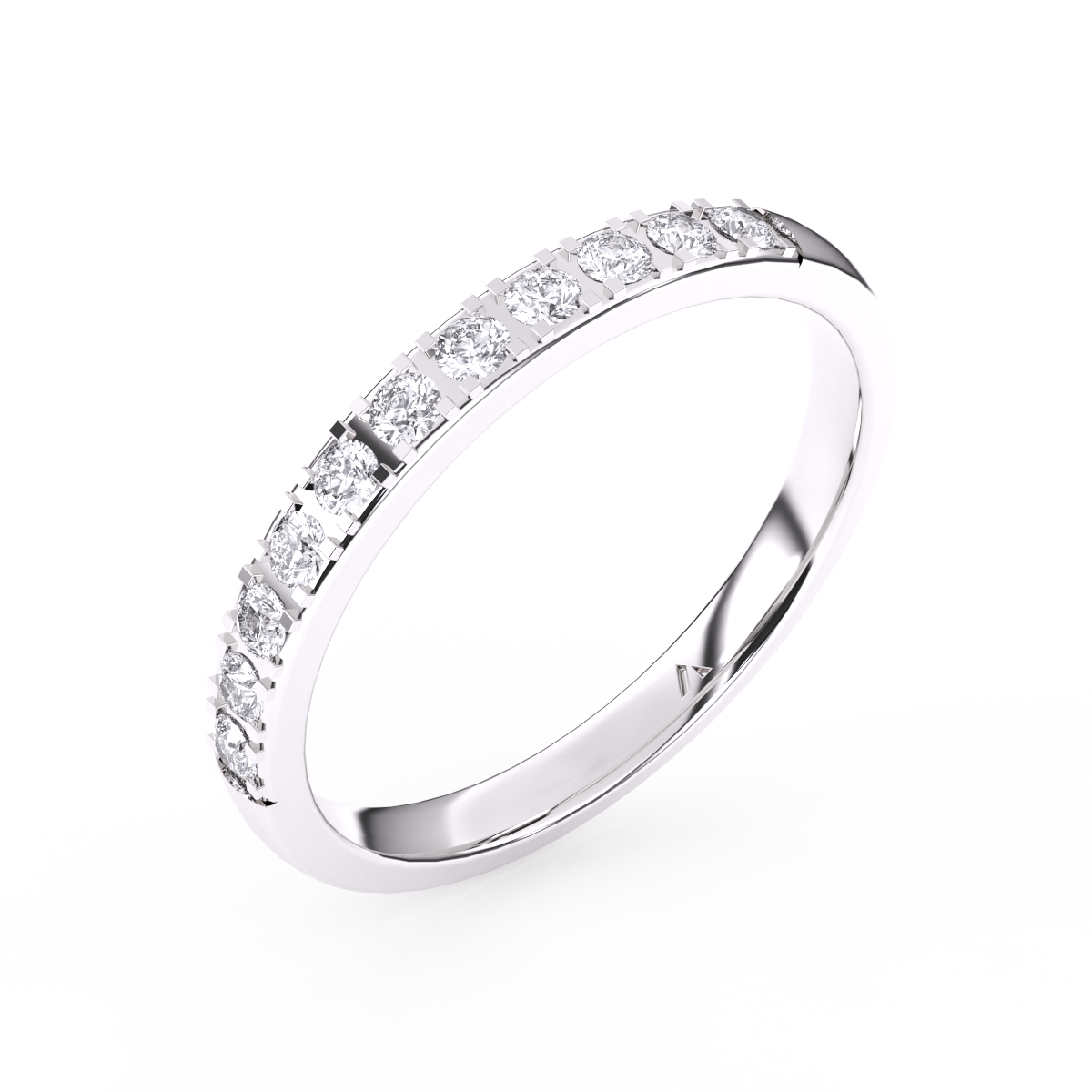 Sparking Half Eternity Matching Bridal Band